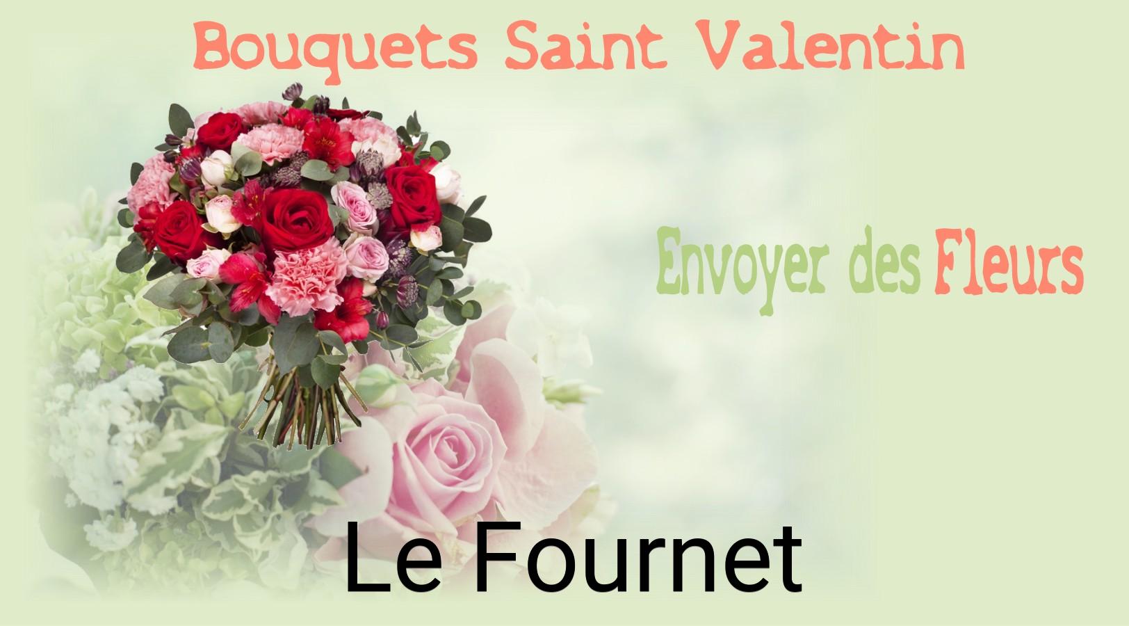 Roses de Saint-Valentin livrées à Le Fournet